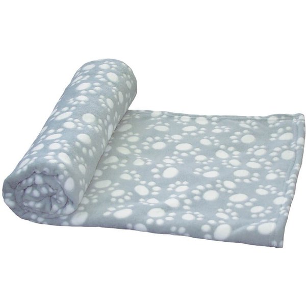 Nobby Tierdecke Fleece Plaid "EMMI" Classic, grau, 50x75cm
