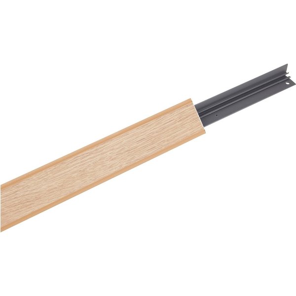 nobilia® Abschlussleiste WAP, Klick-Verbindungen, schrauben, Kunststoff, zum Anschrauben, kürzbar, Maße: 200/400 x 2,5 x 2,5 cm