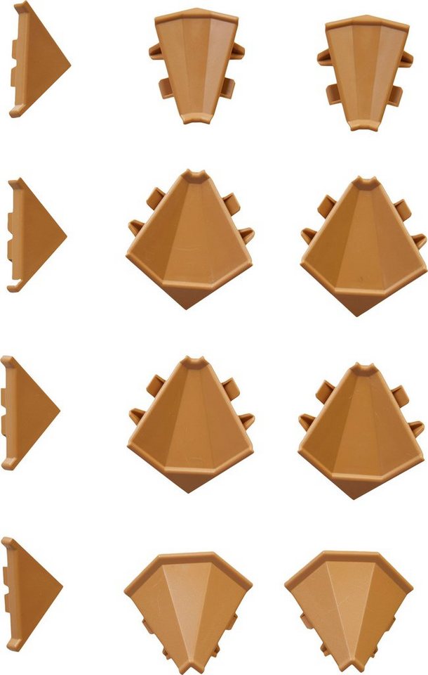 nobilia® Abschlussleiste WAP, Klick-Verbindungen, schrauben, Kunststoff, zum Anschrauben, kürzbar, Maße: 200/400 x 2,5 x 2,5 cm – Bild 3 von 4