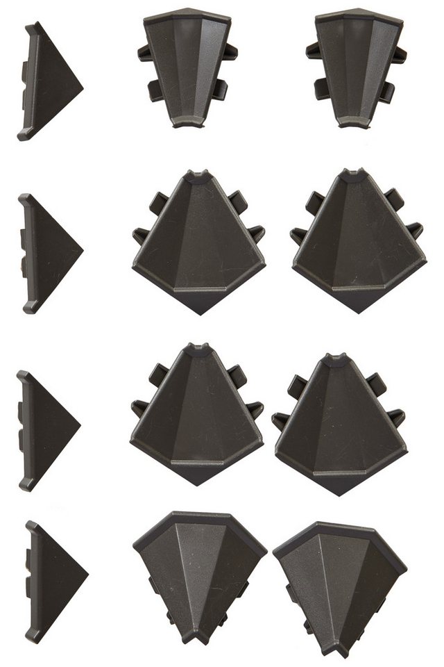 nobilia® Abschlussleiste WAP, Klick-Verbindungen, schrauben, Kunststoff, zum Anschrauben, kürzbar, Maße: 200/400 x 2,5 x 2,5 cm – Bild 3 von 3
