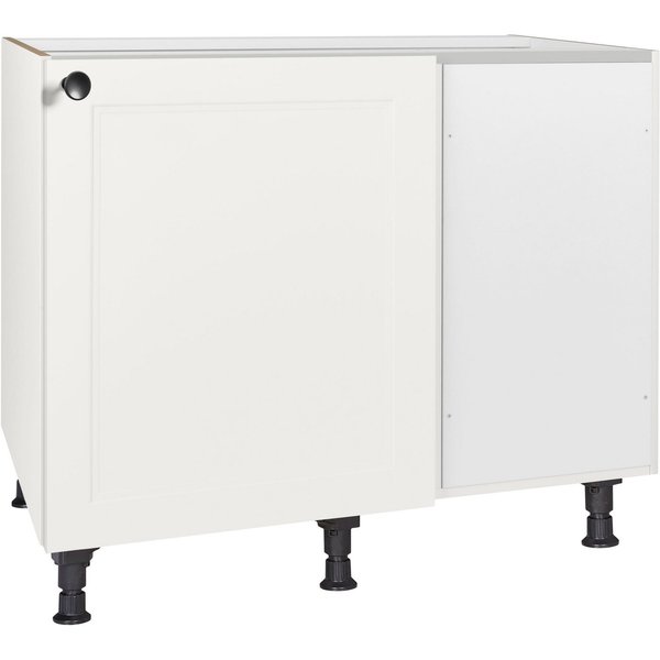 nobilia® Eckunterschrank "Cascada", vormontiert mit höhenverstellbaren Sockelfüßen, Breite 100 cm