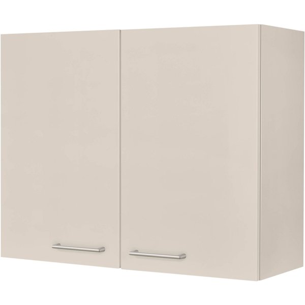 nobilia® Hängeschrank "Laser", vormontiert, mit zwei Einlegeböden, Breite 90 cm