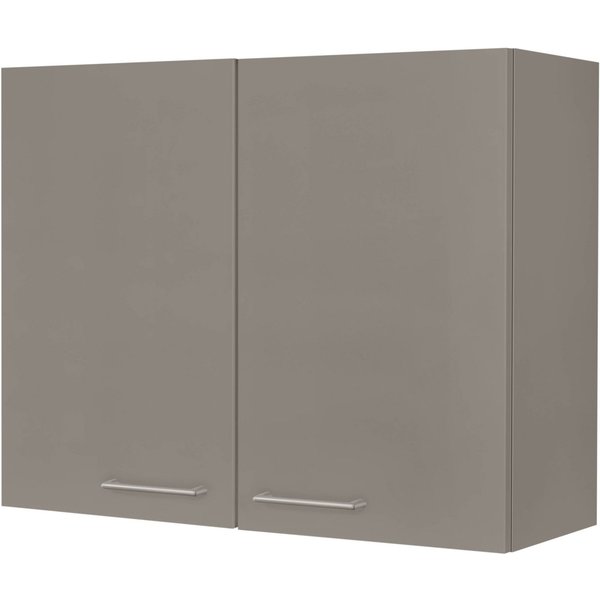 nobilia® Hängeschrank "Laser", vormontiert, mit zwei Einlegeböden, Breite 90 cm
