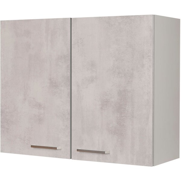 nobilia® Hängeschrank "Riva", vormontiert, mit zwei Einlegeböden, Breite 90 cm