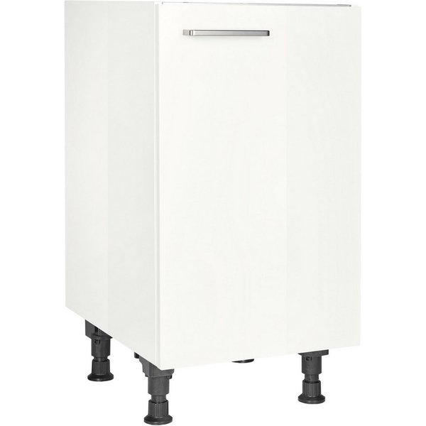 nobilia® Spülenschrank "Flash", Ausrichtung wählbar, vormontiert, in den Breiten 45 und 60 cm, mit höhenverstellbaren Sockelfüßen