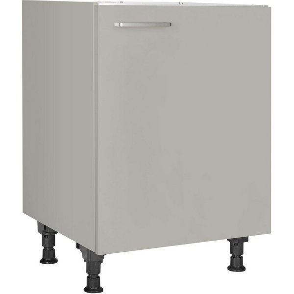 nobilia® Spülenschrank "Touch", Ausrichtung wählbar, vormontiert, in den Breiten 45 und 60 cm, mit höhenverstellbaren Sockelfüßen
