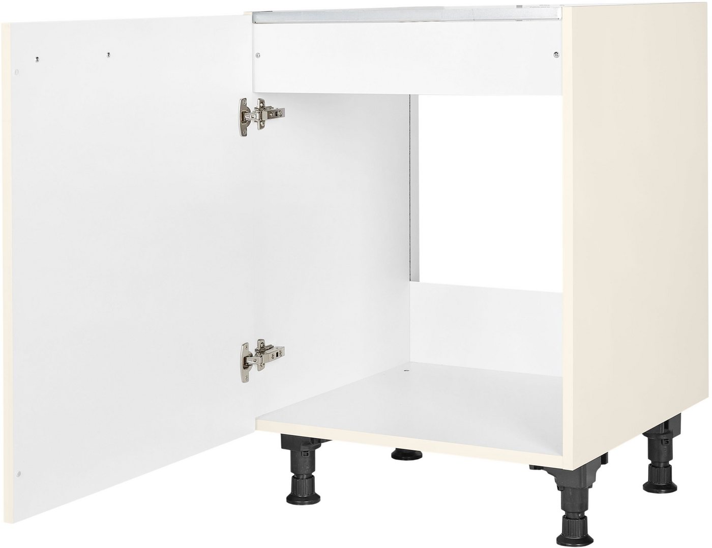 nobilia® Spülenschrank "Touch", Ausrichtung wählbar, vormontiert, in den Breiten 45 und 60 cm, mit höhenverstellbaren Sockelfüßen – Bild 2 von 5