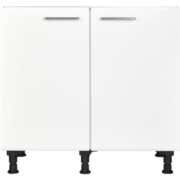 nobilia® Spülenschrank "Touch", vormontiert, mit höhenverstellbaren Sockelfüßen, Breite 90 cm