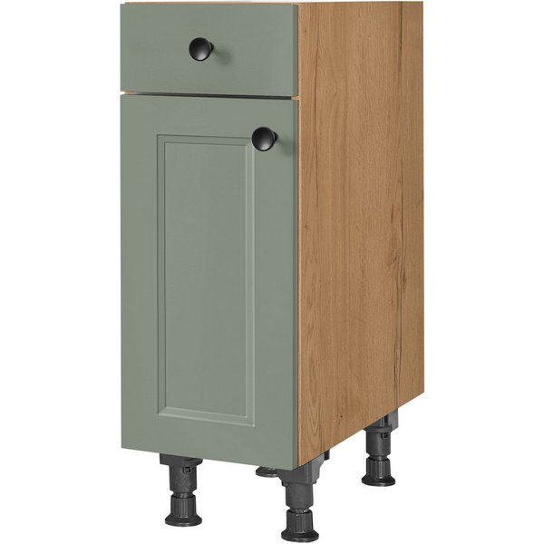 nobilia® Unterschrank "Cascada", Ausrichtung wählbar, vormontiert, in den Breiten 30, 45 und 60 cm Breite, mit höhenverstellbaren Sockelfüßen, vormontiert