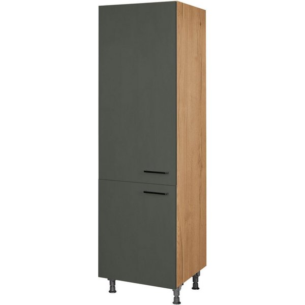 nobilia® Vorratsschrank "Easytouch", Ausrichtung wählbar, mit zwei Türen, vormontiert, Breite/Höhe: 60/216,6 cm