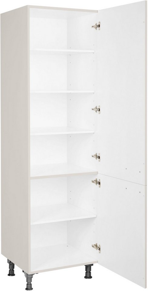 nobilia® Vorratsschrank "Flash", Ausrichtung wählbar, mit zwei Türen, vormontiert, Breite/Höhe: 60/216,6 cm – Bild 2 von 5