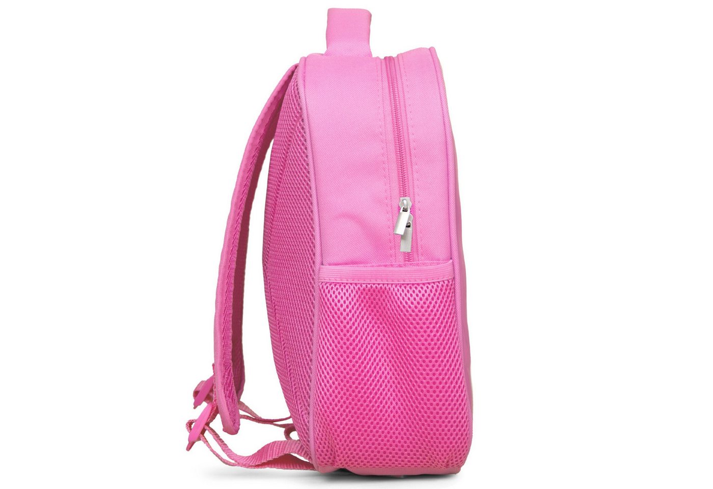 NoBoringSuitcases.com© Rucksack Rosa - Einhorn - Schmetterling - Rosa - Mähne, Kinderrucksack, Schulrucksack, Freizeitrucksack, Mädchen, Kindergarten – Bild 3 von 5