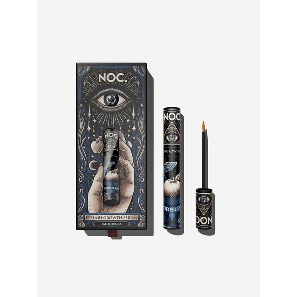 NOC. Cosmetics Wimpernserum Forbidden Essence, 1-tlg., 3 ml, für längere, dichtere und stärkere Wimpern, vegan und tierversuchsfrei