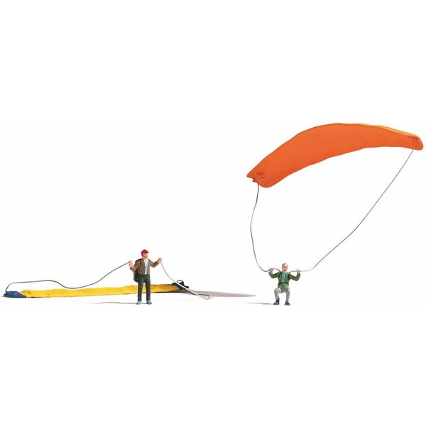 NOCH Dekofigur Paraglider, Kunststoff Spielfiguren, Maßstab 1:87