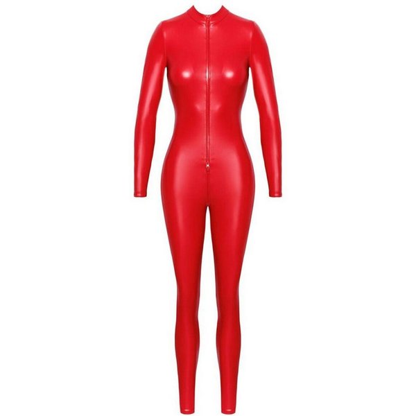 Noir Handmade Bodystocking Overall in rot - S