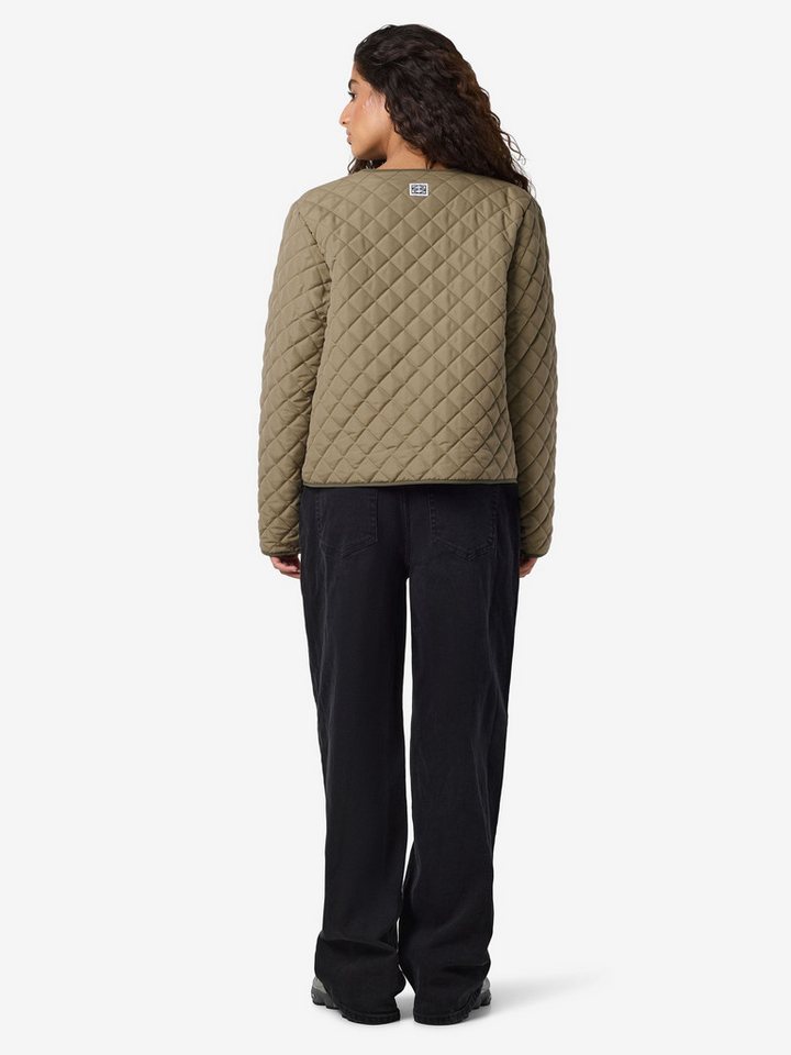 Noisy may Blouson leicht gesteppt, mit Druckknöpfen und für Damen (1-St) Recyceltes Material nachhaltig Normal Fit Rundhals Langarm – Bild 5 von 5