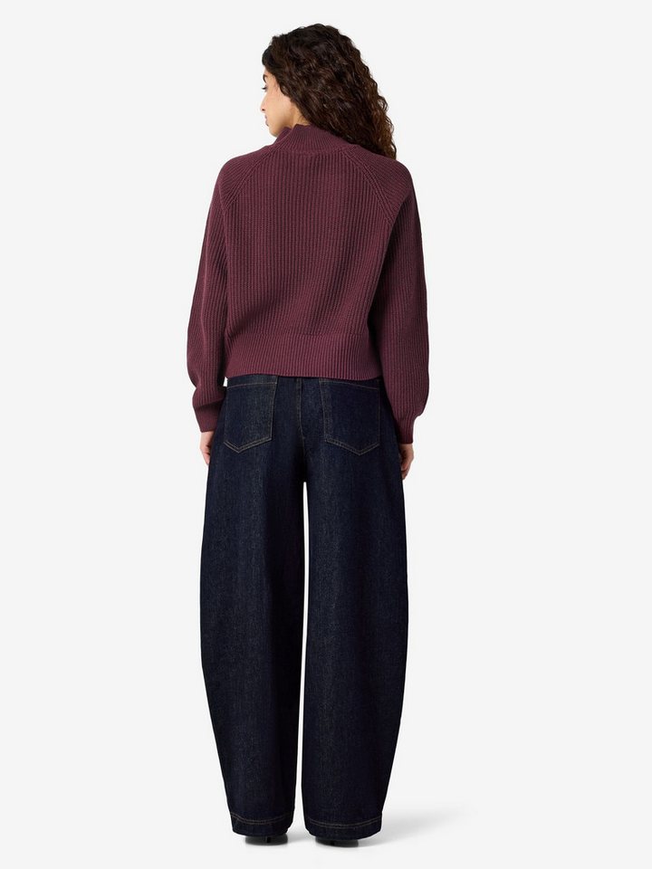 Noisy may Strickpullover Hochgeschlossener Ausschnitt Langarm für Damen (1-tlg) Recyceltes Material, Nachhaltig, Baumwollmix, Regular Fit – Bild 5 von 5