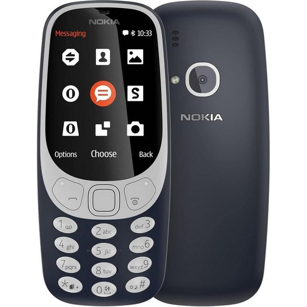 Nokia Nokia 3310 2G Unlocked Mobiltelefon 2,4 Zoll Farbdisplay 2MP dark blue Handy