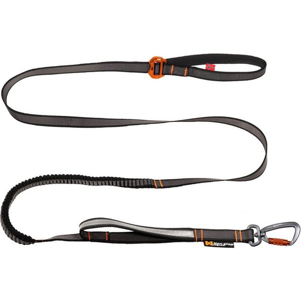 Non-stop dogwear Hundeleine BUNGEE TOURING ADJUSTABLE, Alleskönner für Spaziergänge und alltägliche Aktivitäten