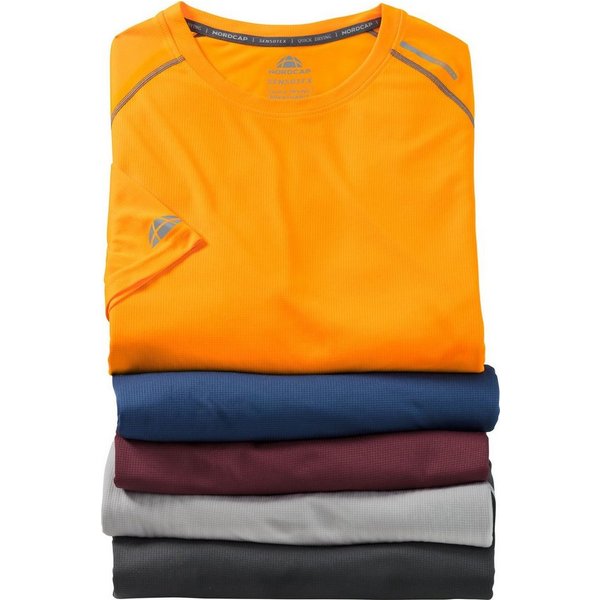 Nordcap Funktionsshirt (Spar-Set, 5er-Pack) mit optimalem Feuchtigkeitstransport