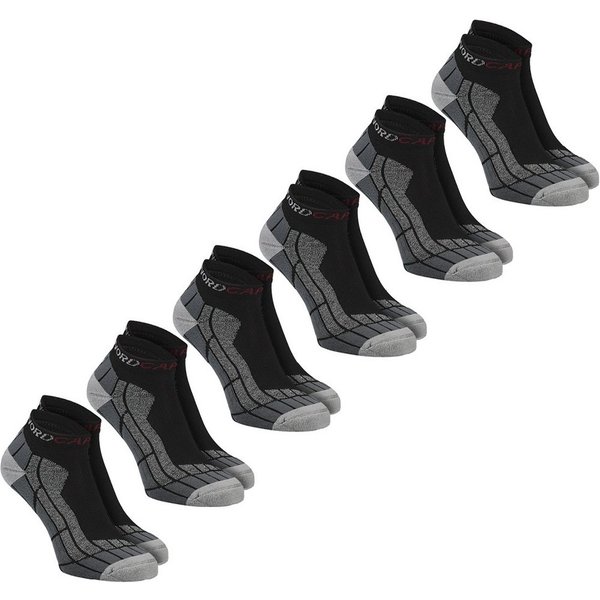 Nordcap Sportsocken (Set, 6-Paar) angenehm, atmungsaktiv und fußschonend in raffinierter Ausführung