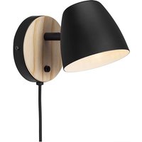 Nordlux Designer-Wandleuchte "Theo Wall" schwarz