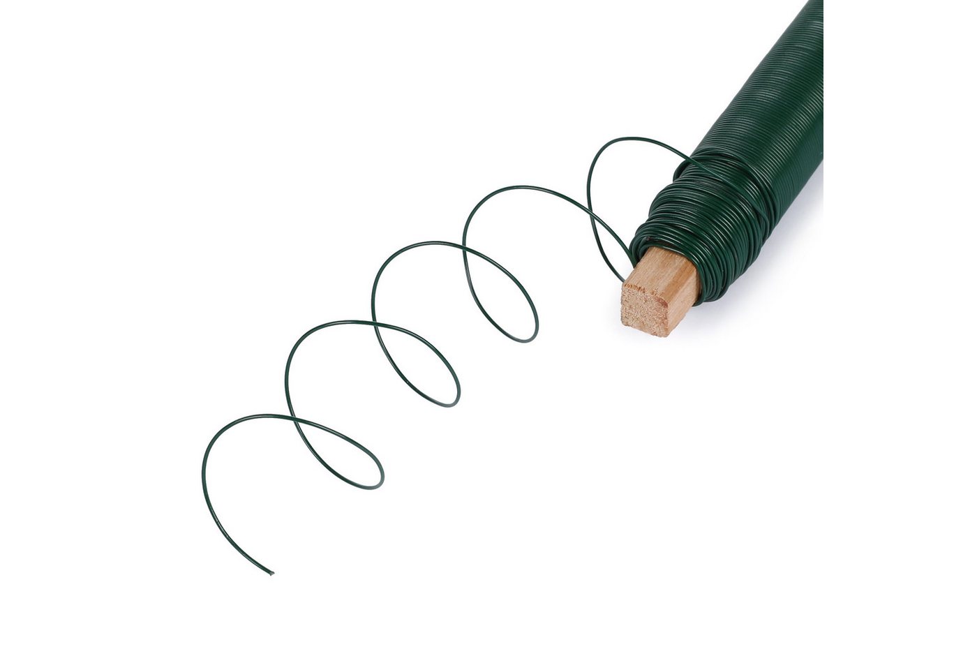 Nordstern Bindedraht Blumendraht Basteldraht 3er Pack, (Grün/Schwarz/Silber), Wickeldraht Ø 0,65 mm x 38 m – Bild 3 von 4