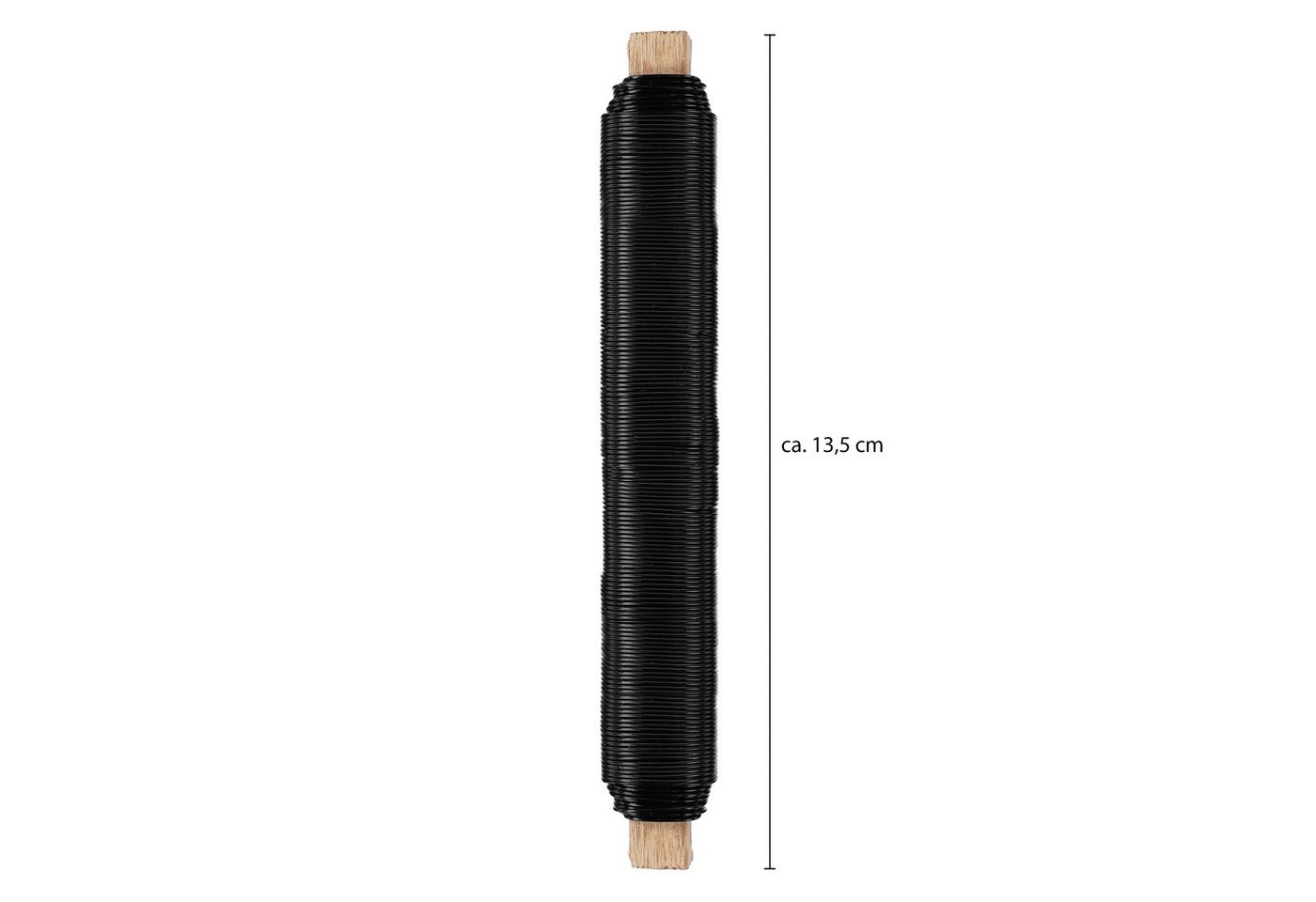 Nordstern Bindedraht Blumendraht Basteldraht 3er Pack, (Grün/Schwarz/Silber), Wickeldraht Ø 0,65 mm x 38 m – Bild 4 von 4