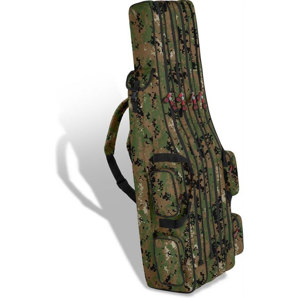 normani Angelrutentasche, Rutenfutteral Angelrutenrucksack Angelrutentasche mit 3-4 Fächern