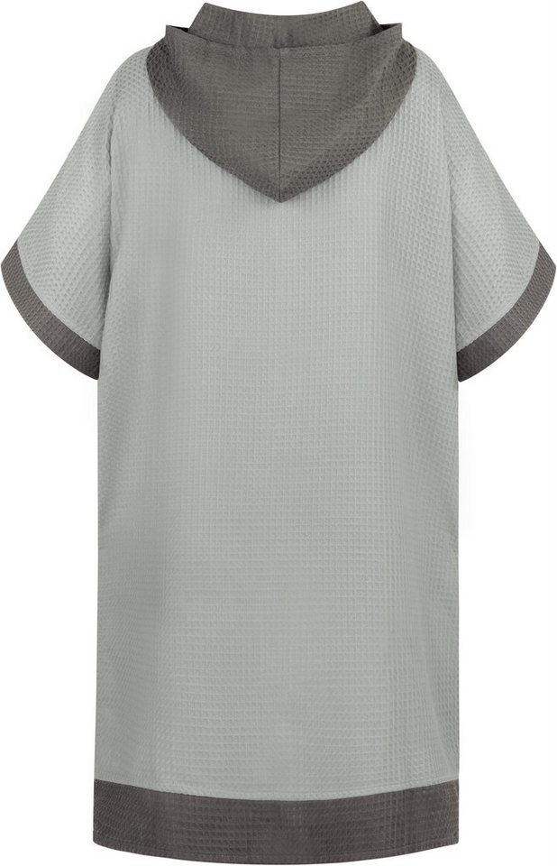 normani Badeponcho Badeponcho Niramey, Langform, Viskose, atmungsaktiv, schnelltrocknend, Schlupf, Badeponcho für Erwachsene aus 100 % Bambusviskose – Bild 2 von 5