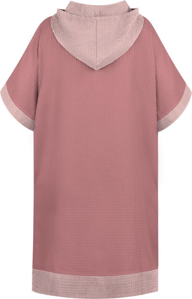 normani Badeponcho Badeponcho Niramey, Langform, Viskose, atmungsaktiv, schnelltrocknend, Schlupf, Badeponcho für Erwachsene aus 100 % Bambusviskose – Bild 2 von 5