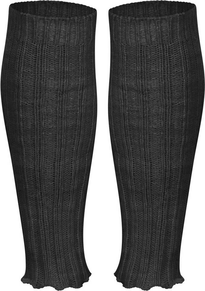 normani Beinstulpen 2 Paar Strickstulpen mit wärmender Alpakawolle modische Strickstulpen – Bild 4 von 5