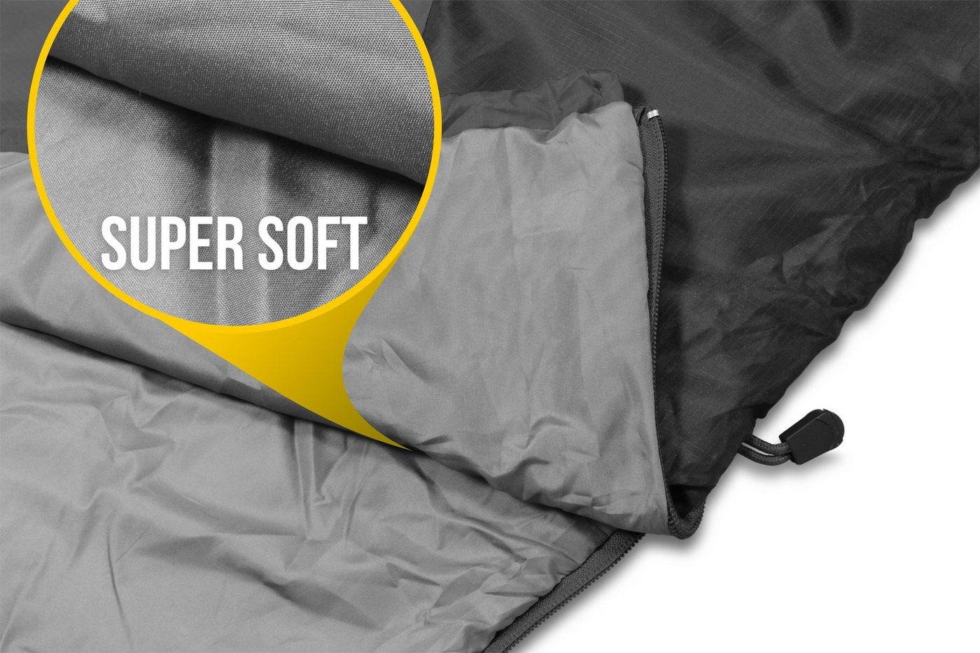 normani Deckenschlafsack Ultralight-Schlafsack Touren-Sommerschlafsack, Tourenschlafsack Hüttenschlafsack Reiseschalsack – Bild 3 von 5