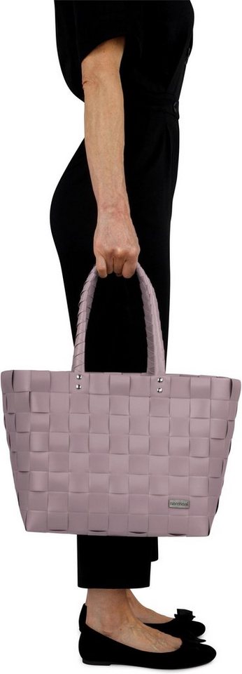 normani Einkaufskorb Einkaufskorb Einkaufstasche aus Kunststoff, 20 l, Flechtkorb aus pflegeleichtem Material – Bild 3 von 5
