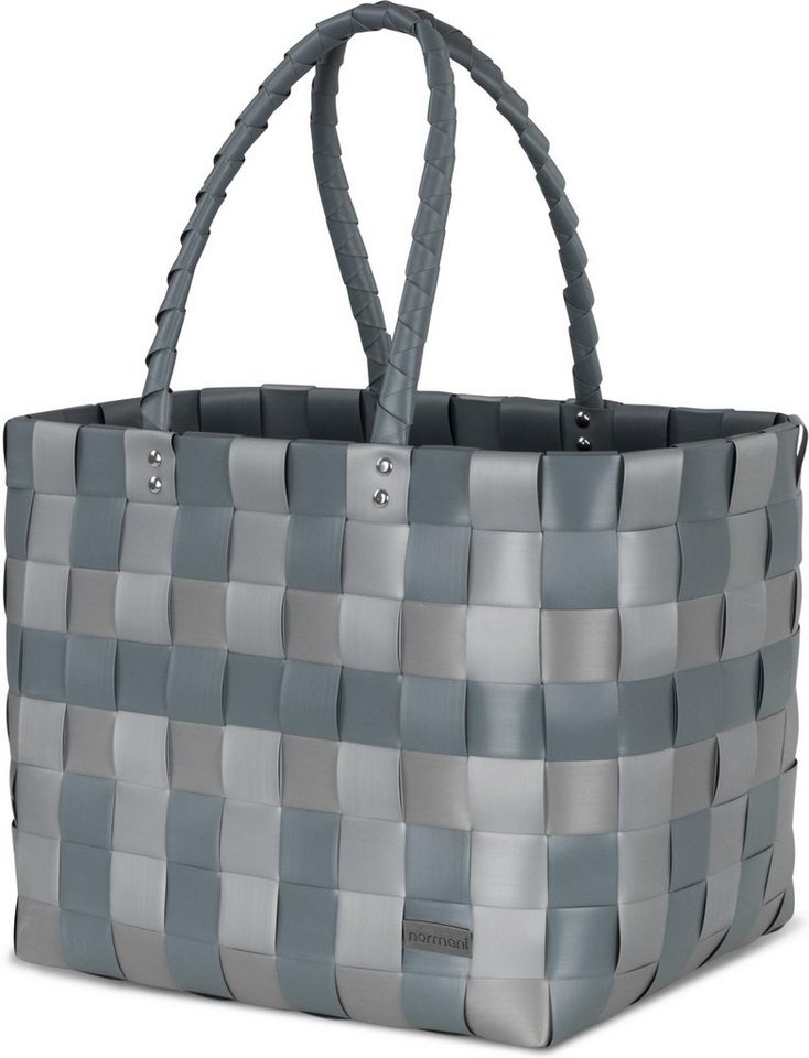 normani Einkaufskorb Einkaufskorb Einkaufstasche aus Kunststoff, 20 l, Flechtkorb aus pflegeleichtem Material – Bild 2 von 5
