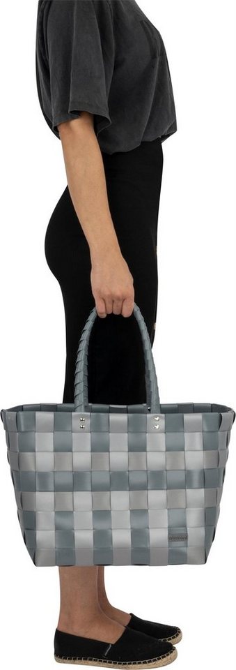 normani Einkaufskorb Einkaufskorb Einkaufstasche aus Kunststoff, 20 l, Flechtkorb aus pflegeleichtem Material – Bild 3 von 5