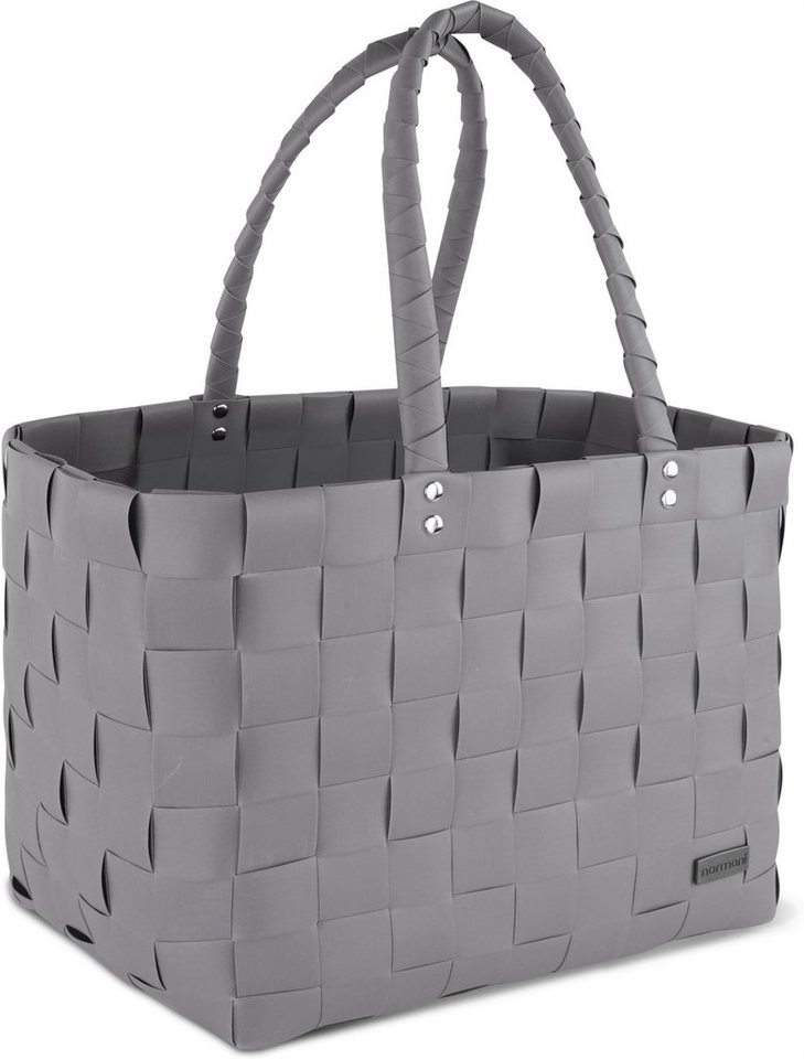 normani Einkaufskorb Einkaufskorb Einkaufstasche aus Kunststoff, 20 l, Flechtkorb aus pflegeleichtem Material – Bild 2 von 5