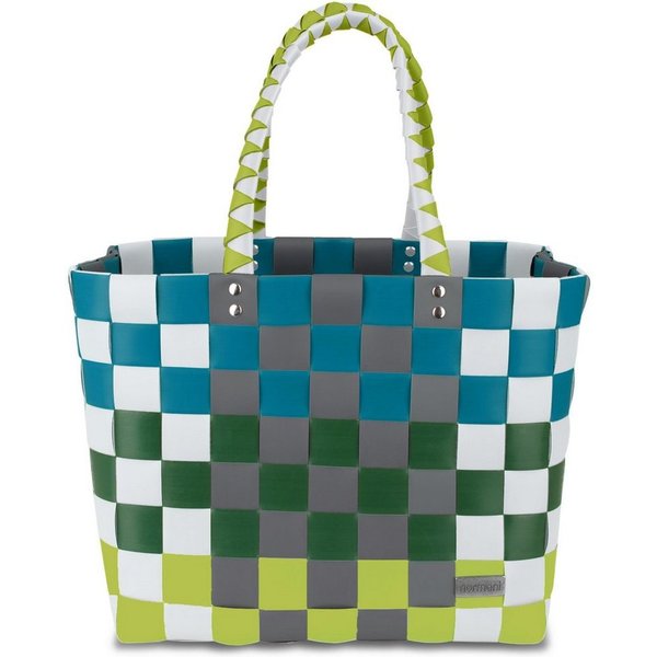 normani Einkaufskorb Einkaufskorb Einkaufstasche aus Kunststoff, 20 l, Flechtkorb aus pflegeleichtem Material