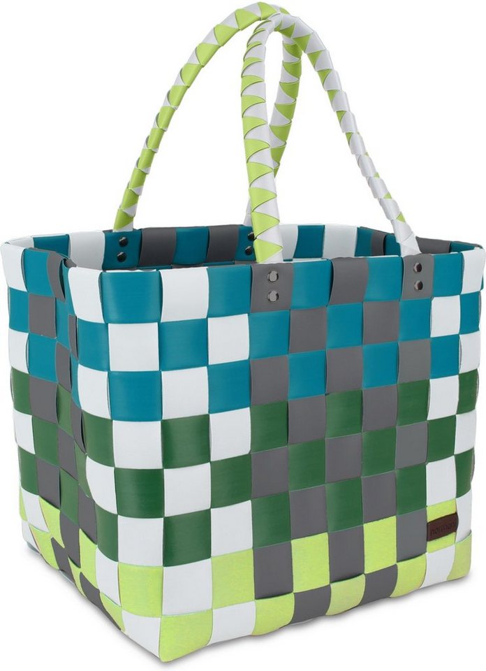 normani Einkaufskorb Einkaufskorb Einkaufstasche aus Kunststoff, 20 l, Flechtkorb aus pflegeleichtem Material – Bild 2 von 5