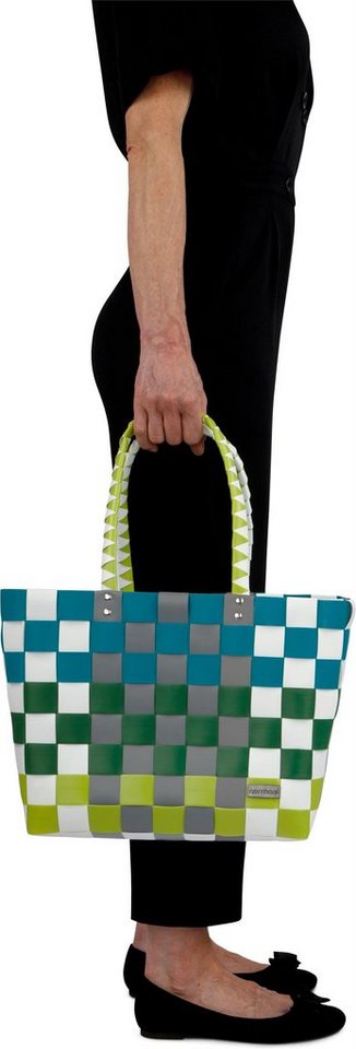 normani Einkaufskorb Einkaufskorb Einkaufstasche aus Kunststoff, 20 l, Flechtkorb aus pflegeleichtem Material – Bild 3 von 5