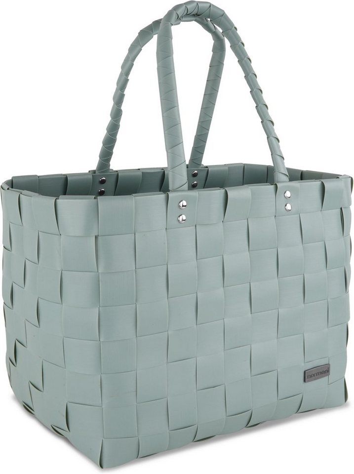 normani Einkaufskorb Einkaufskorb Einkaufstasche aus Kunststoff, 20 l, Flechtkorb aus pflegeleichtem Material – Bild 2 von 5
