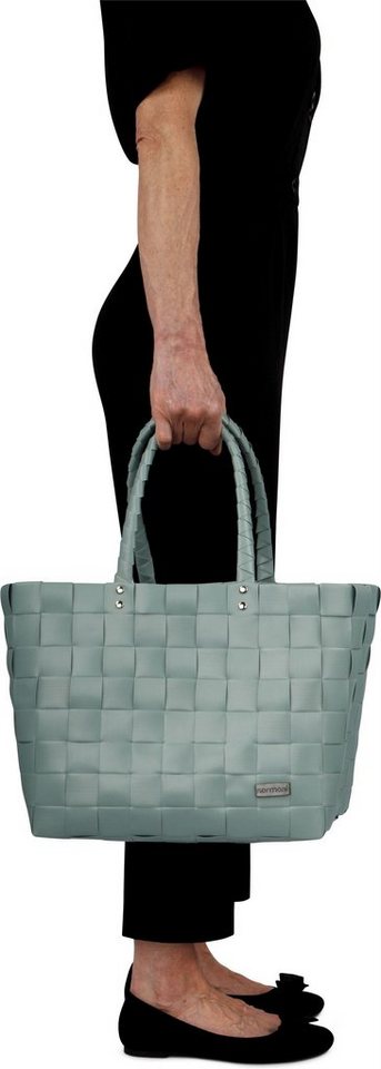 normani Einkaufskorb Einkaufskorb Einkaufstasche aus Kunststoff, 20 l, Flechtkorb aus pflegeleichtem Material – Bild 3 von 5