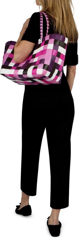 normani Einkaufskorb Einkaufskorb Einkaufstasche aus Kunststoff, 20 l, Flechtkorb aus pflegeleichtem Material – Bild 4 von 5
