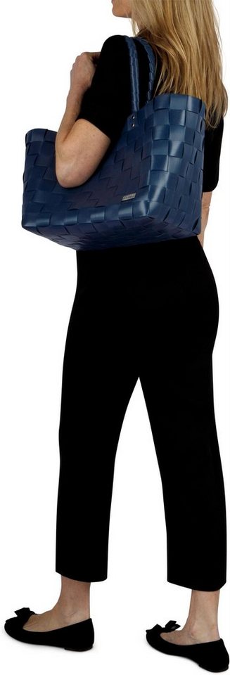 normani Einkaufskorb Einkaufskorb Einkaufstasche aus Kunststoff, 20 l, Flechtkorb aus pflegeleichtem Material – Bild 4 von 5