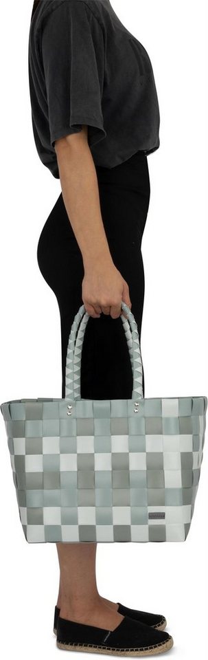normani Einkaufskorb Einkaufskorb Einkaufstasche aus Kunststoff, 20 l, Flechtkorb aus pflegeleichtem Material – Bild 3 von 5