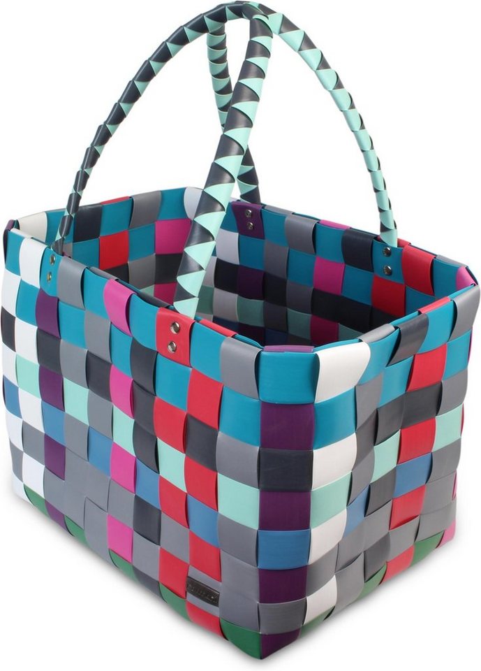 normani Einkaufskorb Einkaufskorb Einkaufstasche aus Kunststoff, 20 l, Flechtkorb aus pflegeleichtem Material – Bild 2 von 5