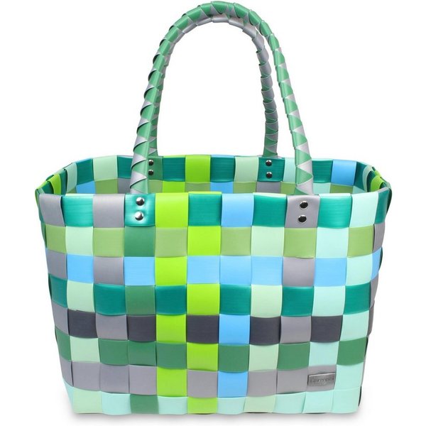 normani Einkaufskorb Einkaufskorb Einkaufstasche aus Kunststoff, 20 l, Flechtkorb aus pflegeleichtem Material