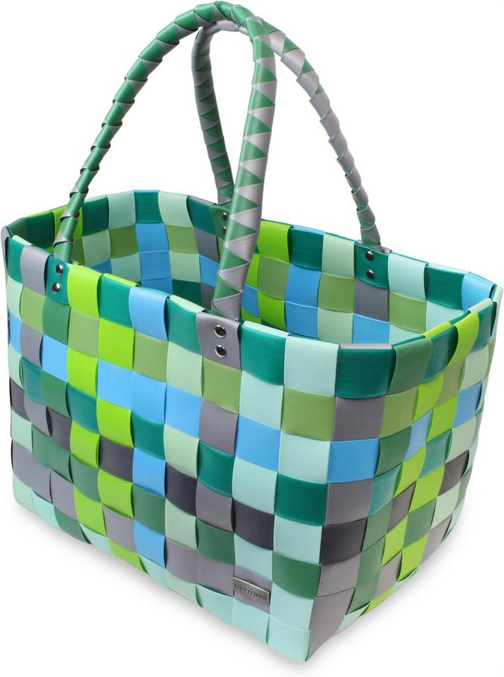 normani Einkaufskorb Einkaufskorb Einkaufstasche aus Kunststoff, 20 l, Flechtkorb aus pflegeleichtem Material – Bild 2 von 5