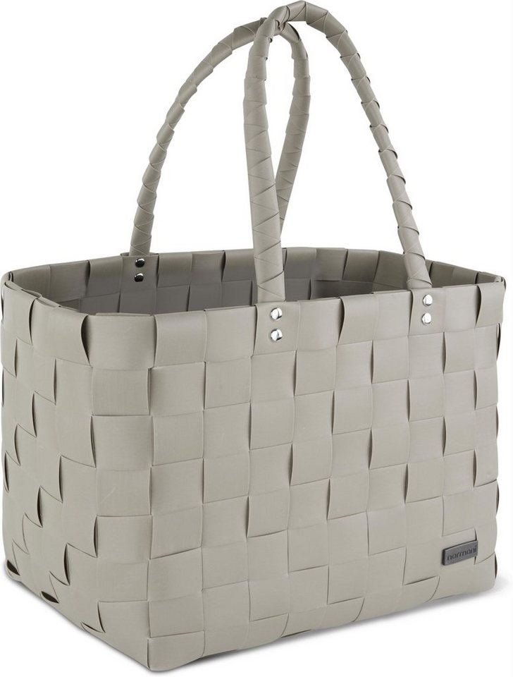 normani Einkaufskorb Einkaufskorb Einkaufstasche aus Kunststoff, 20 l, Flechtkorb aus pflegeleichtem Material – Bild 2 von 5
