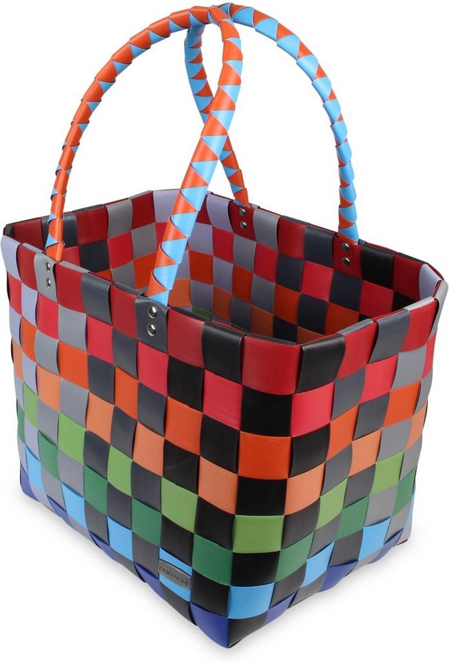 normani Einkaufskorb Einkaufskorb Einkaufstasche aus Kunststoff, 20 l, Flechtkorb aus pflegeleichtem Material – Bild 2 von 5